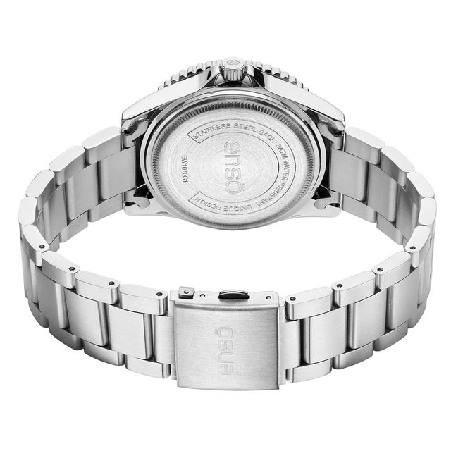 Reloj de Pulsera Enso Hombre Geometric EW1070G1 Plateado