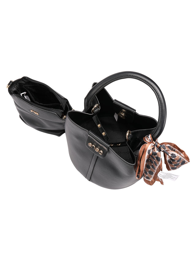 Bolsa Mini Bucket Enso Mujer EB243303BUB Negro