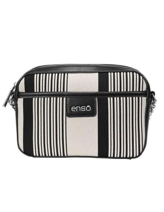 Bolsa Crossbody Enso Mujer EB243312CBBE Negro/Beige