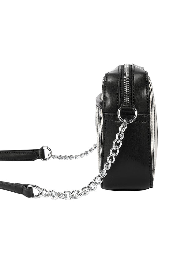 Bolsa Crossbody Enso Mujer EB243312CBBE Negro/Beige