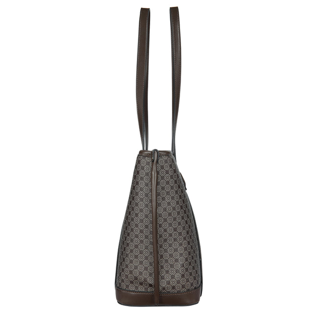 Bolsa Tote Enso Mujer EB25301TTMBR Monograma Chocolate