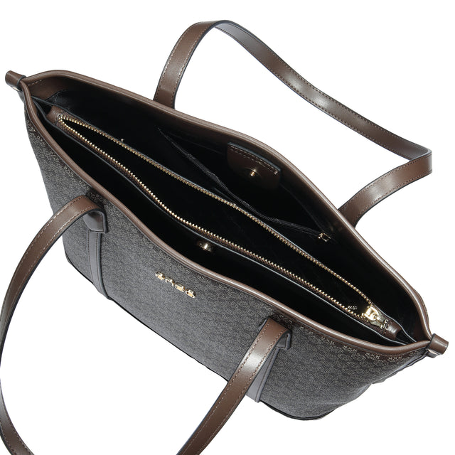 Bolsa Tote Enso Mujer EB25301TTMBR Monograma Chocolate