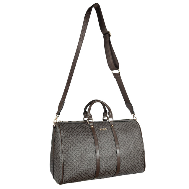 Bolsa Duffle Enso Mujer EB25303DFMBR Monograma Chocolate