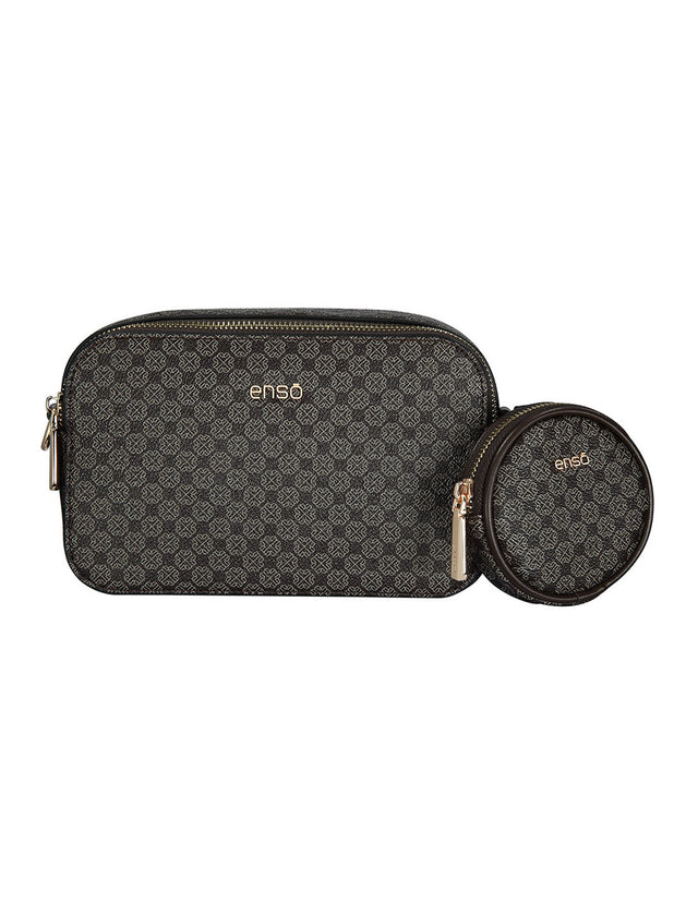 Bolsa Crossbody Enso Mujer EB25304CBMBR Monograma Chocolate