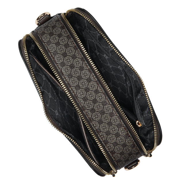 Bolsa Crossbody Enso Mujer EB25304CBMBR Monograma Chocolate