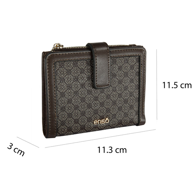 Cartera Enso Mujer EB25306WLMBR Monograma Chocolate