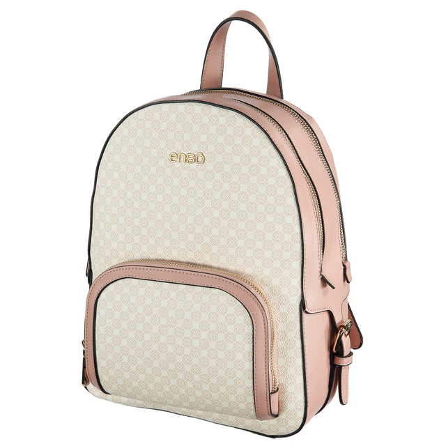 Bolsa Backpack Enso Mujer EB25403BPMBE Monograma Beige