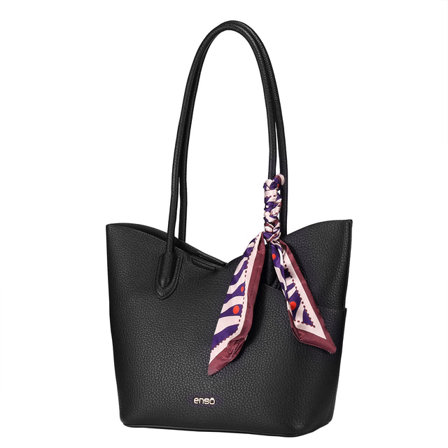 Set Bolsa Tote Enso Mujer EB2541113TTB Negro