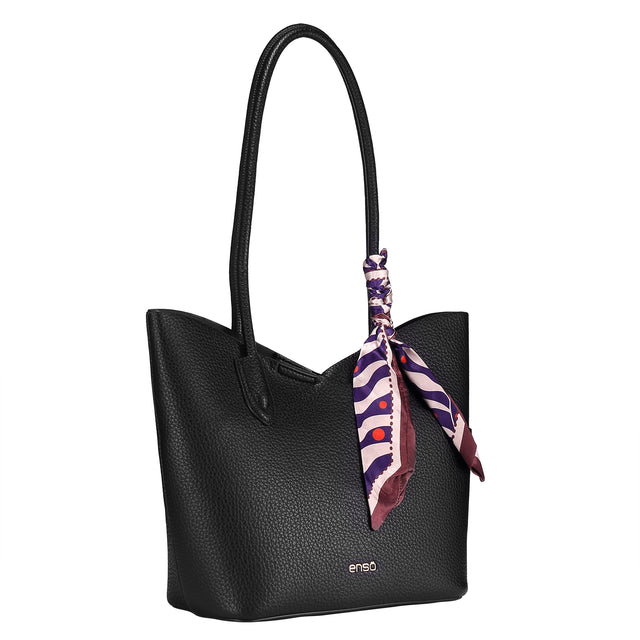 Set Bolsa Tote Enso Mujer EB2541113TTB Negro