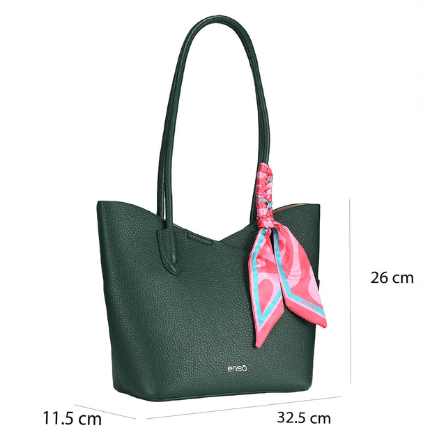 Set Bolsa Tote Enso Mujer EB2541114TTGR Verde