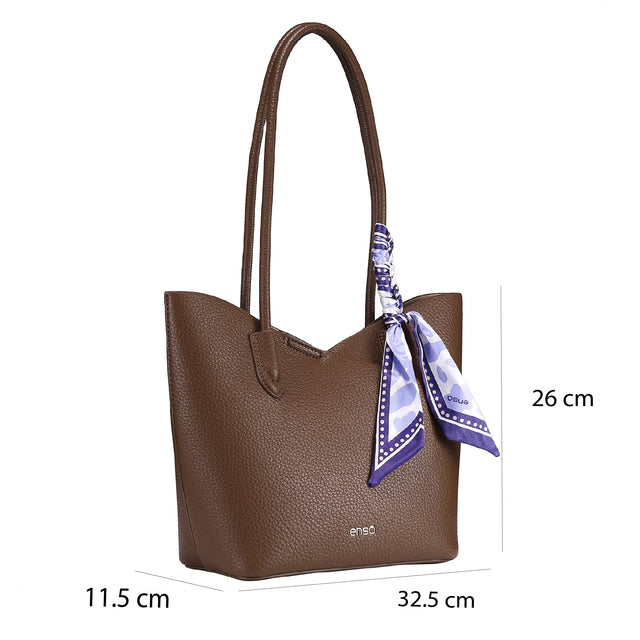 Set Bolsa Tote Enso Mujer EB2541115TTCA Camel