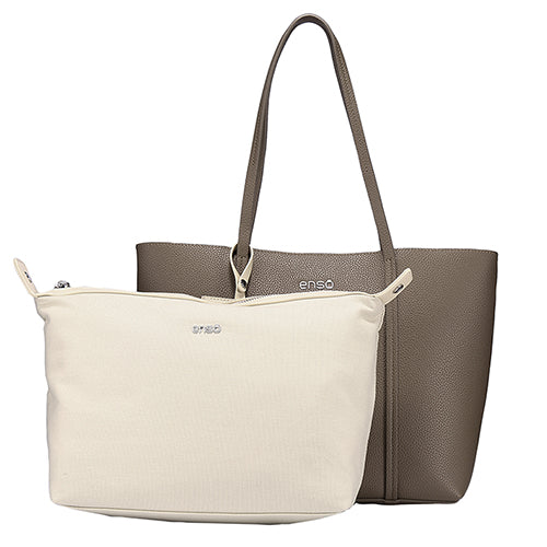 Set Bolsa Tote Enso Mujer EB2541124TTBE Beige