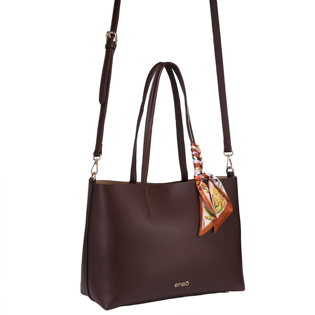 Bolsa Tote Enso Mujer EB254113TTBR Chocolate