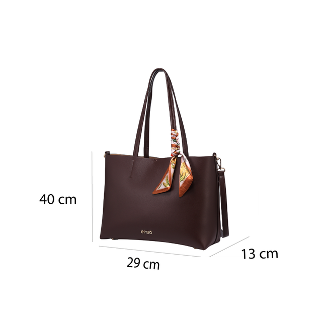 Bolsa Tote Enso Mujer EB254113TTBR Chocolate