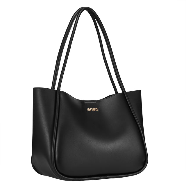 Set Bolsa Tote Enso Mujer EB254317TB Negro