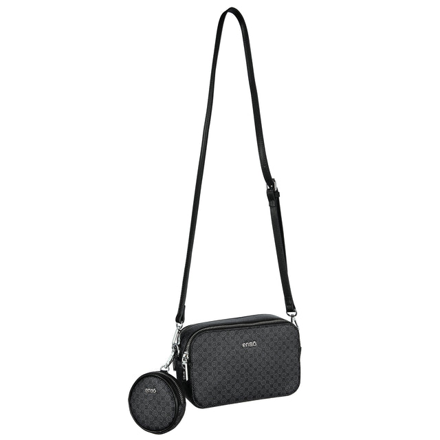 Bolsa Crossbody Enso Mujer EB25503CBMB Monograma Negro