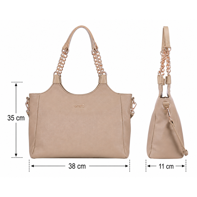 Bolsa Tote Enso Mujer EB261004T Trenza Urbana