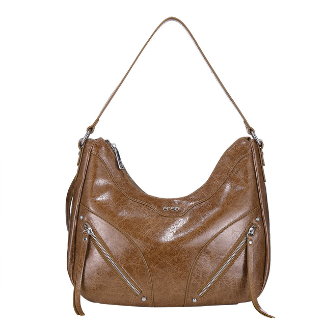 Bolsa Hobo Enso Mujer EB261025H Baguette Fruncida