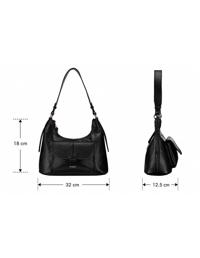 Bolsa Hobo Enso Mujer EB262107HBB Negro