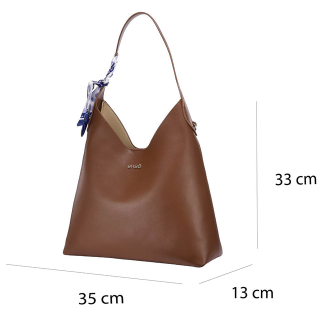 Bolsa Hobo Enso Mujer EB262516TTBR Cafe