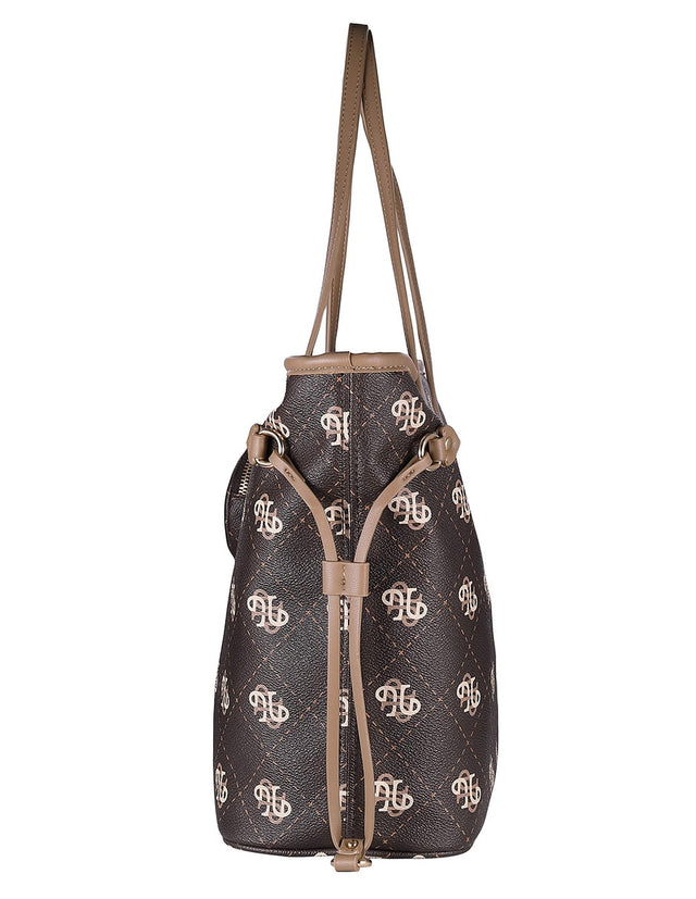 Bolsa Tote Enso Mujer EB26701T Monograma Café
