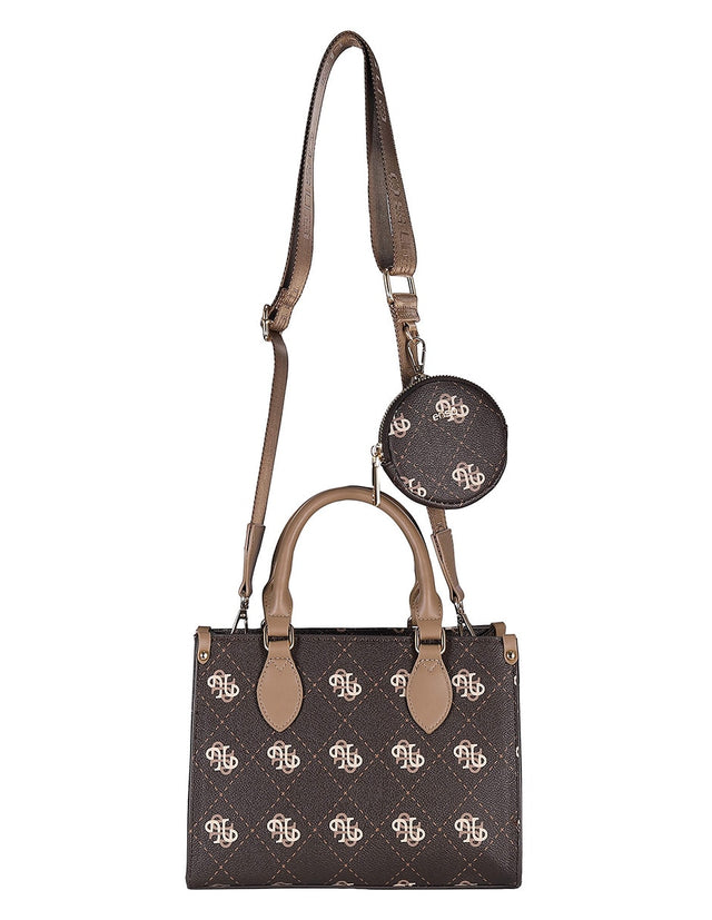 Bolsa Tote Enso Mujer EB26702T Monograma Café