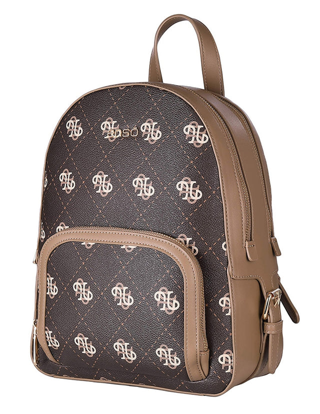 Bolsa Backpack Enso Mujer EB26704B Monograma Café