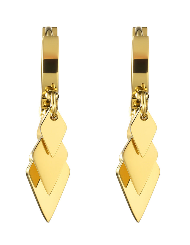 Aretes de Acero Inoxidable Enso IC Para Mujer EIC252479G Color Dorado