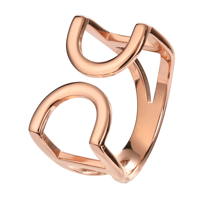 Anillo de Acero Inoxidable Enso IC Para Mujer EIC252490R Color Rosado