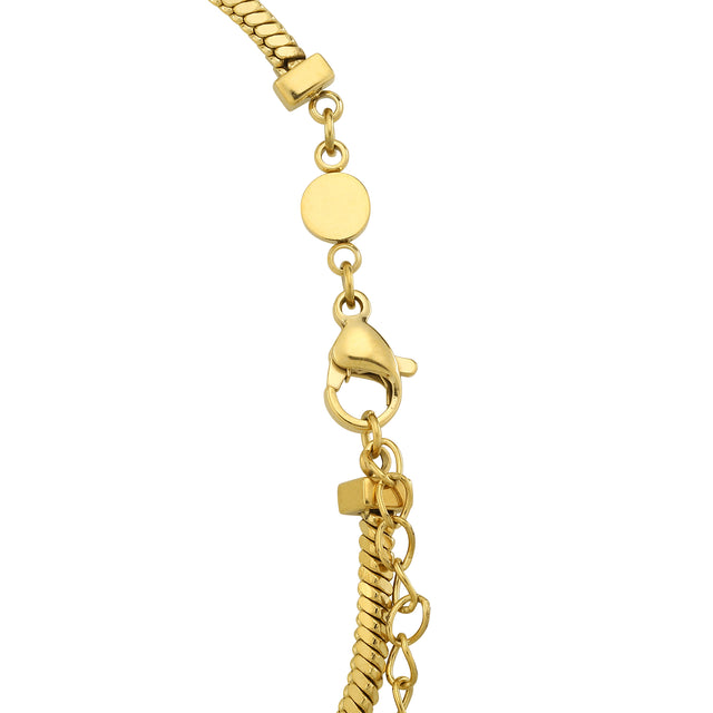 Pulsera de Acero Inoxidable Enso IC Para Mujer EIC252493G Dorado