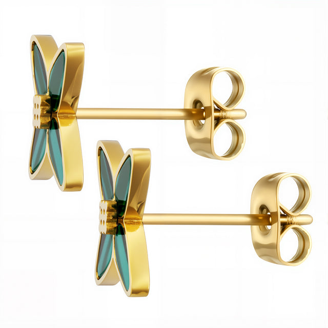 Set de Collar y Aretes Enso Para Mujer EICBS001G Dorado