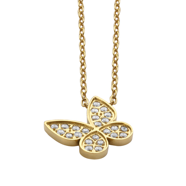 Set de Collar y Aretes Enso Para Mujer EICBS002G Dorado