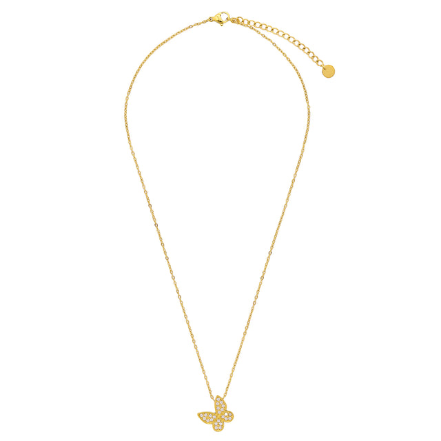 Set de Collar y Aretes Enso Para Mujer EICBS002G Dorado