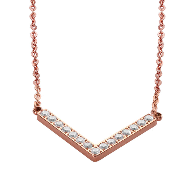 Set de Collar y Aretes Enso Para Mujer EICBS005R Rosado