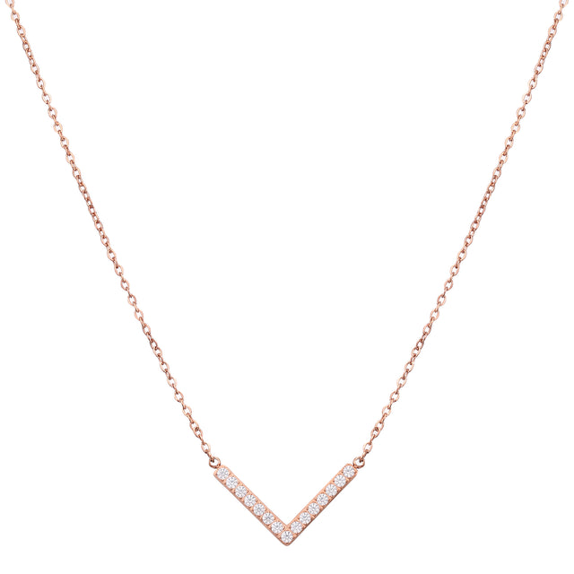 Set de Collar y Aretes Enso Para Mujer EICBS005R Rosado