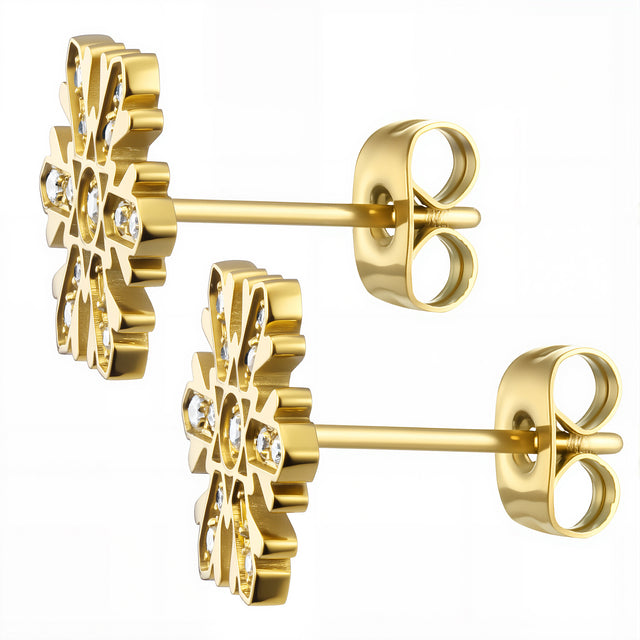 Set de Collar y Aretes Enso Para Mujer EICBS006G Dorado