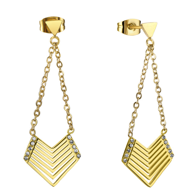 Aretes Enso IC Para Mujer EICE251160G Dorado