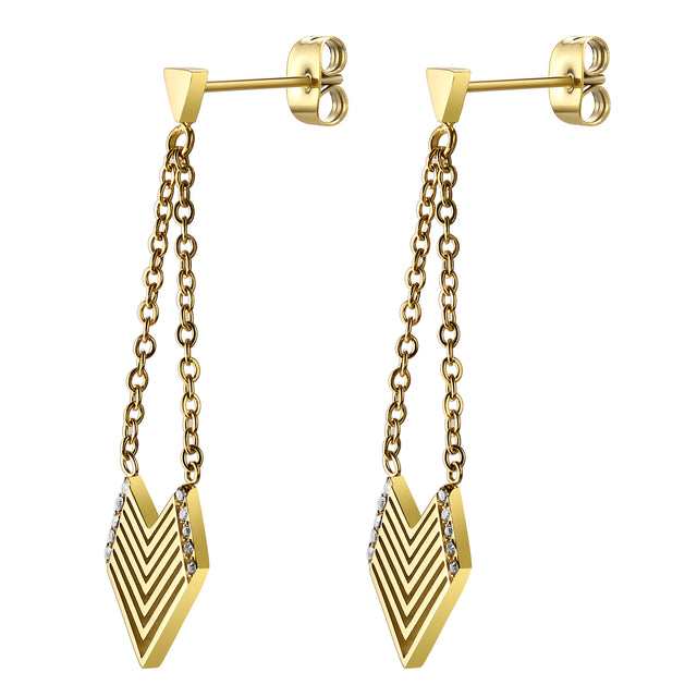 Aretes Enso IC Para Mujer EICE251160G Dorado