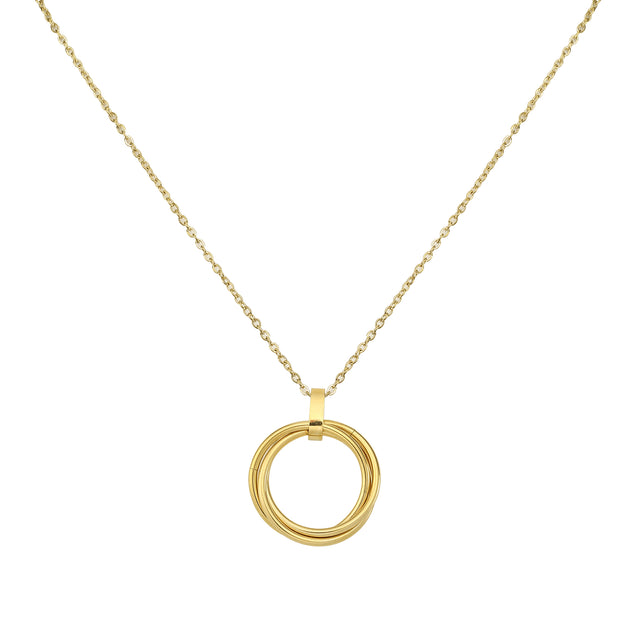 Collar y Dije Enso IC Para Mujer EICN251149G Dorado