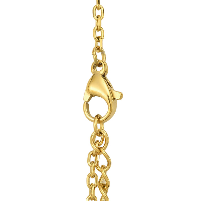 Pulsera Acero Inoxidable Enso Para Mujer EJB3371G Dorado