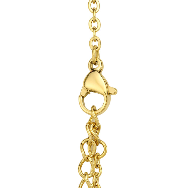 Pulsera Acero Inoxidable Enso Para Mujer EJB3372G Dorado