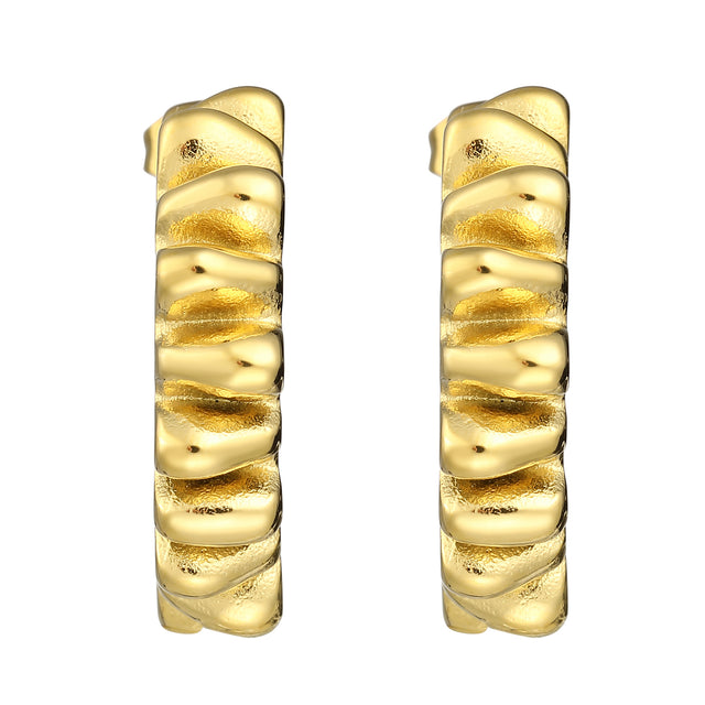 Aretes de Acero Inoxidable Enso para Dama EJE3326G Dorado
