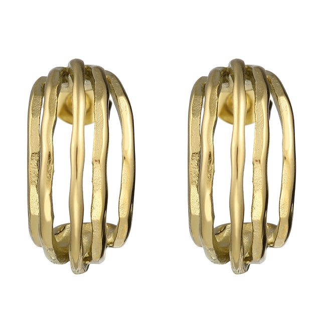 Aretes de Acero Inoxidable Enso para Dama EJE3327G Dorado