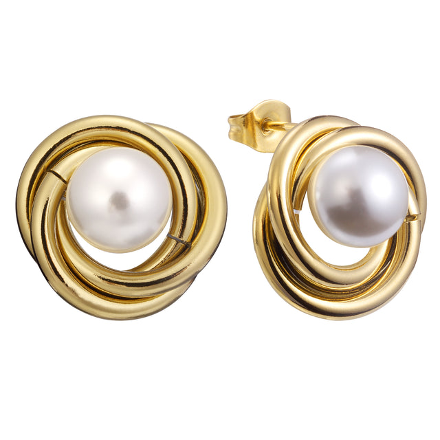 Aretes Enso Para Mujer EJE3420G Dorado