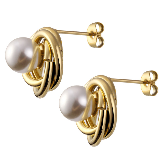 Aretes Enso Para Mujer EJE3420G Dorado