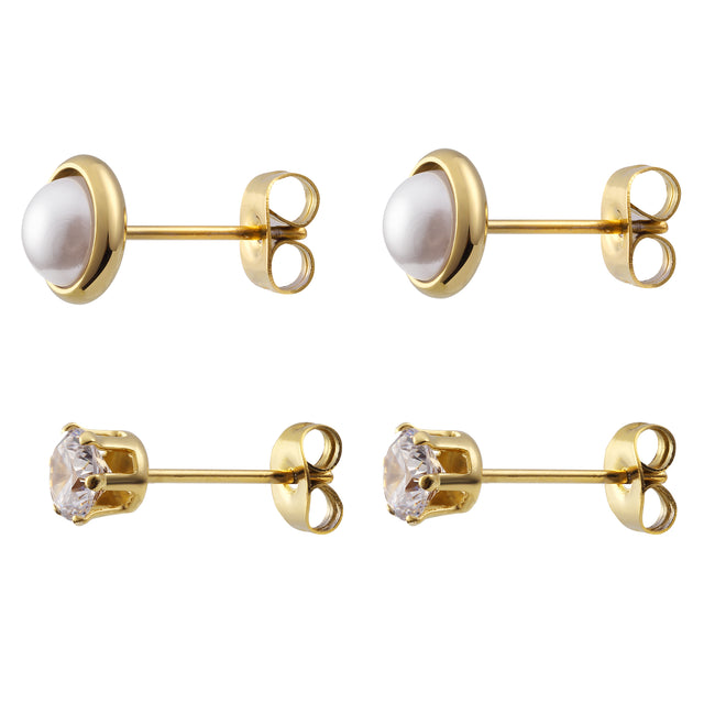 Aretes Enso Para Mujer EJE3424G Dorado