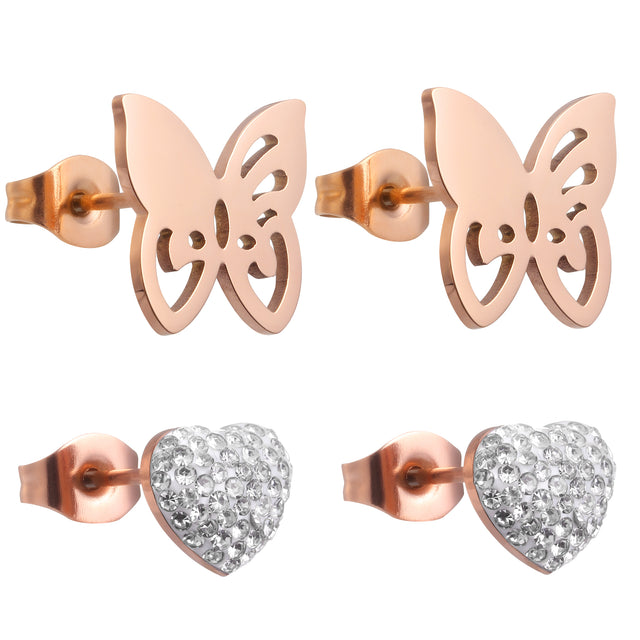 Aretes Enso Para Mujer EJE3425R Rosado
