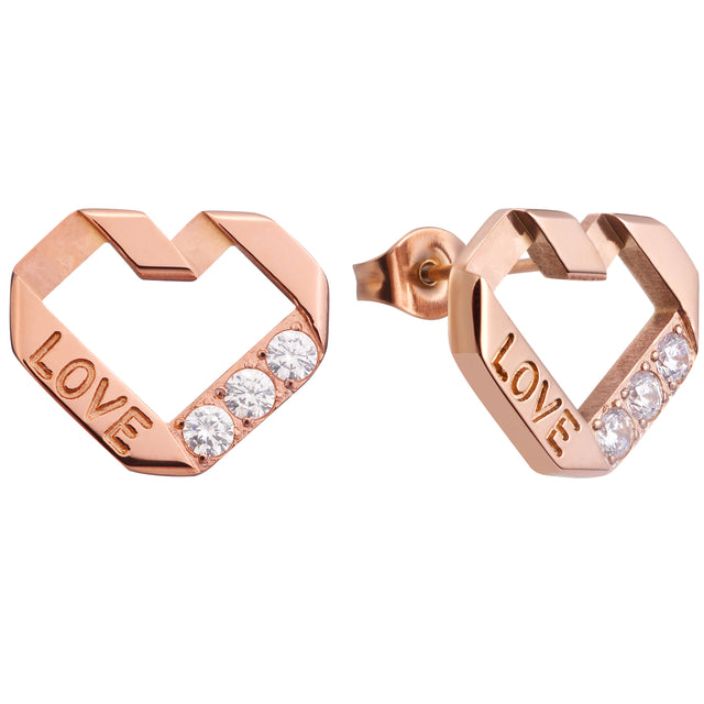 Aretes Enso Para Mujer EJE3431R Rosado
