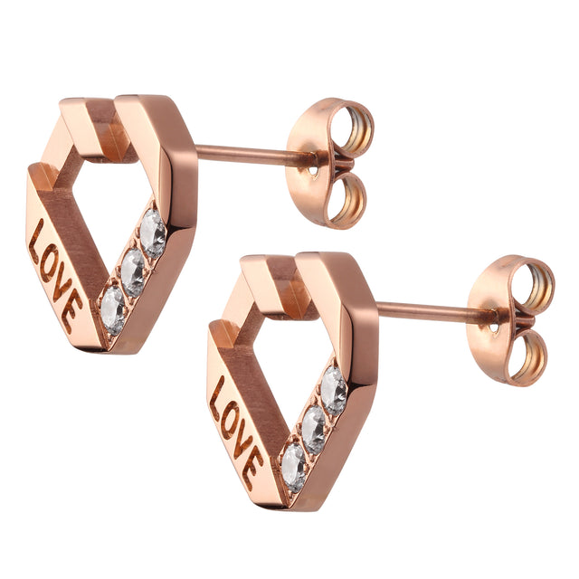 Aretes Enso Para Mujer EJE3431R Rosado