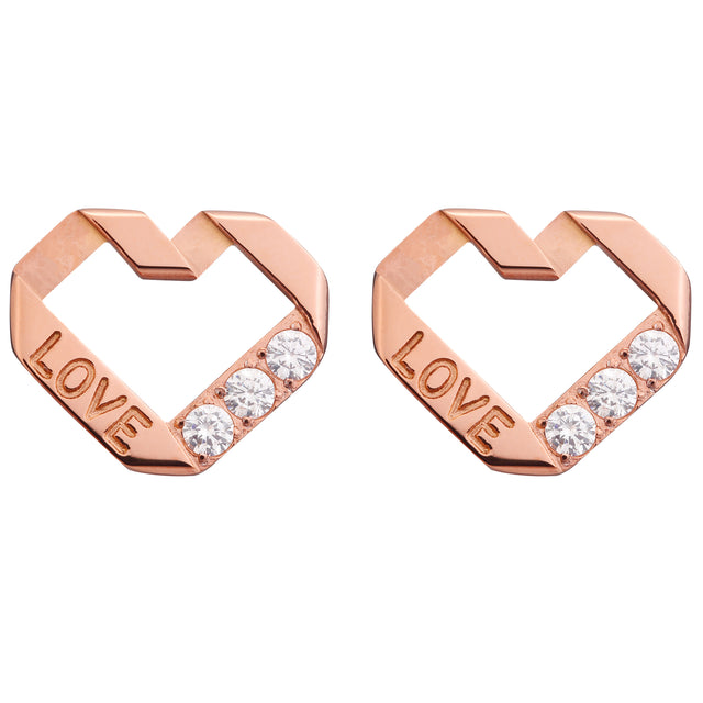 Aretes Enso Para Mujer EJE3431R Rosado